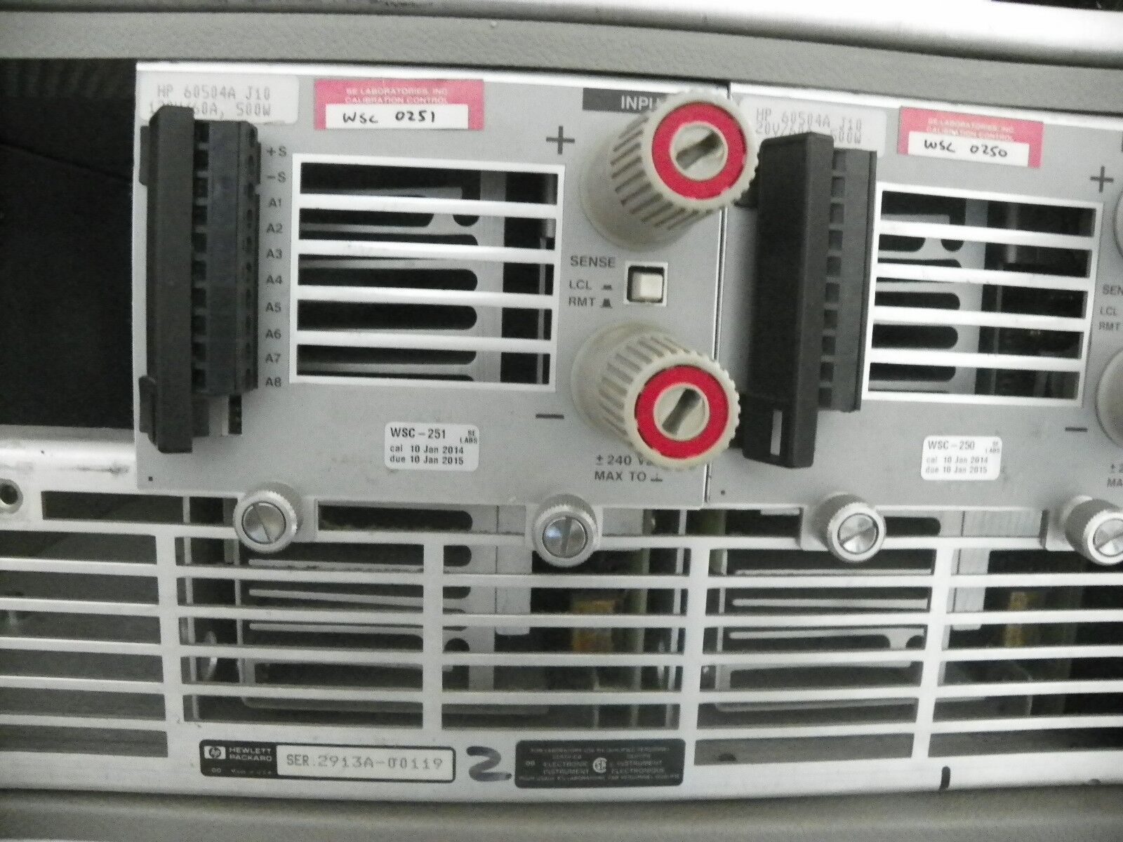 AGILENT HP 60504A opt J10 120Vdc 60 amps 500W use in HP6050A (2 in stock) AGILENT HP 60504A opt J10 120Vdc 60 amps 500W use in HP6050A (2 in stock)